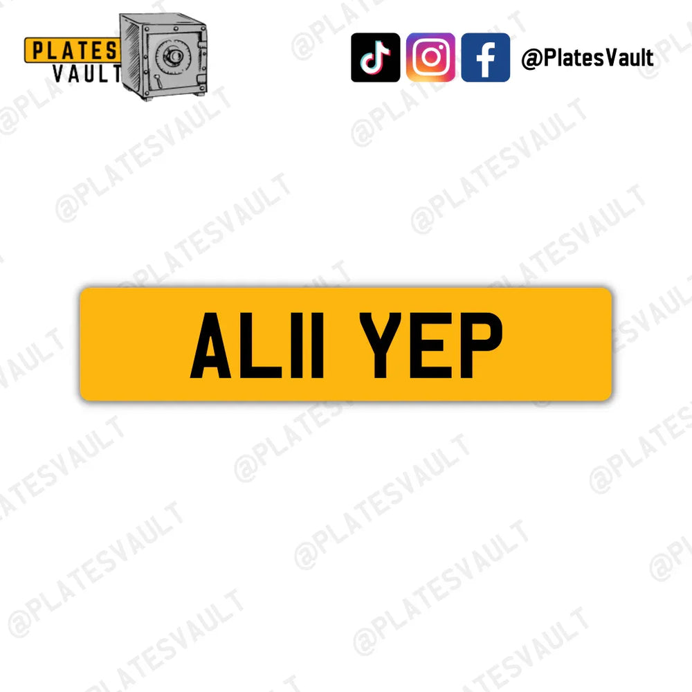 AL11 YEP - Plates Vault
