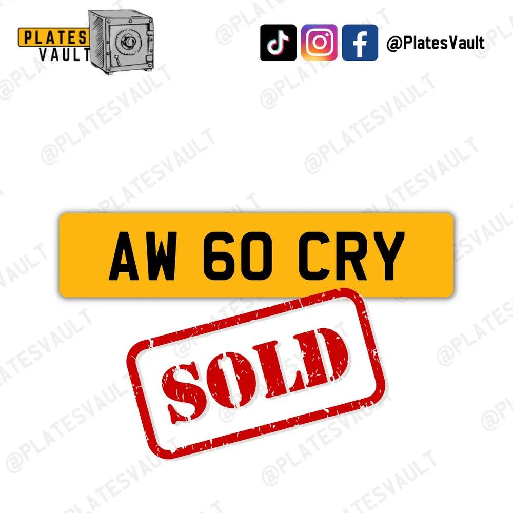 AW 60 CRY - Plates Vault