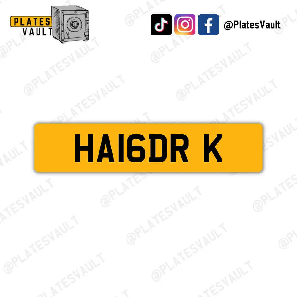 HA16DR K - Plates Vault