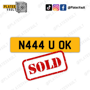 N444 U OK - Plates Vault