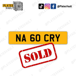 NA 60 CRY - Plates Vault
