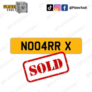 NOO4RR X - Plates Vault