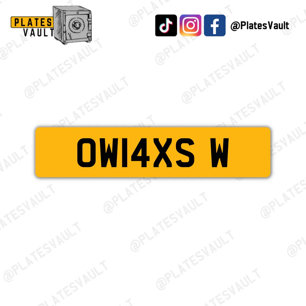 OW14XS W - Plates Vault