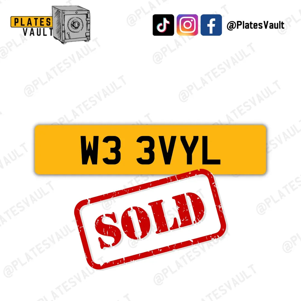W3 3VYL - Plates Vault